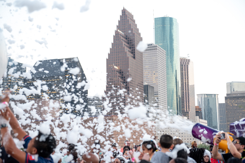 POST Houston - foam party