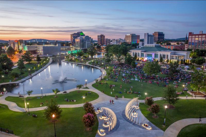 downtown huntsville big spring park music festival