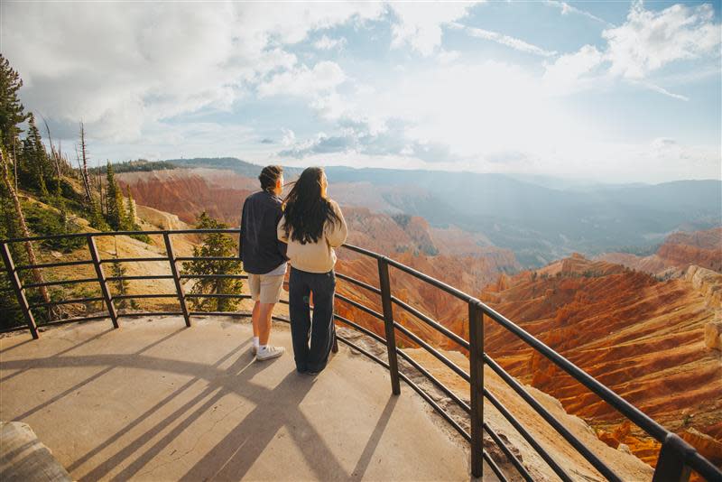 Cedar Breaks Sunset Overlook - full image