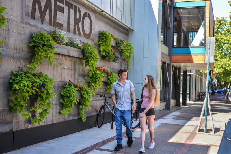 Downtown Eugene at the Metro in Summer by Melanie Griffin Downtown Eugene at the Metro in Summer by Melanie Griffin