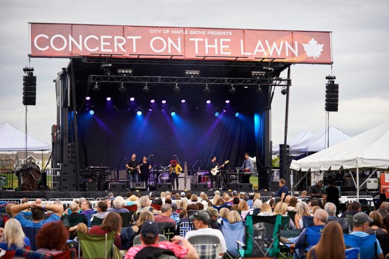 Kat Perkins on stage at Concert on The Lawn