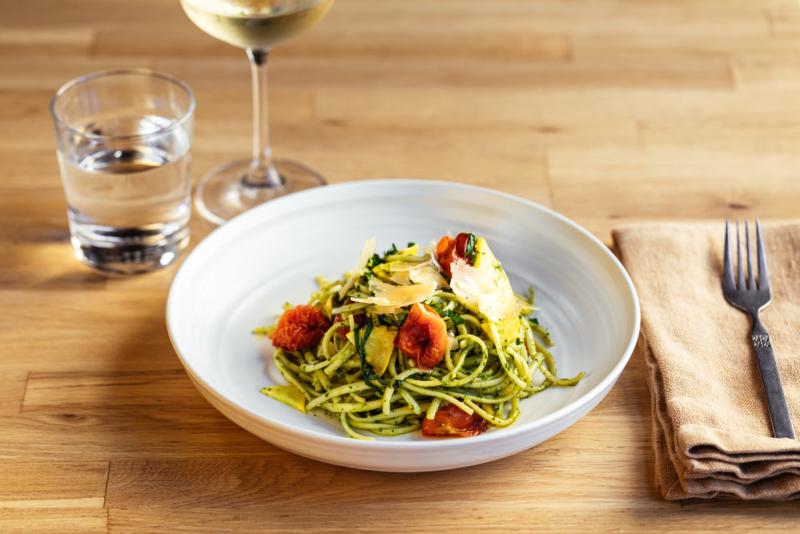 Plate of pasta at MAMA Oakland