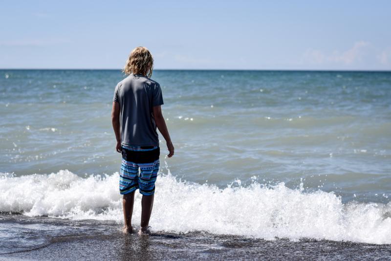 Man at the beach