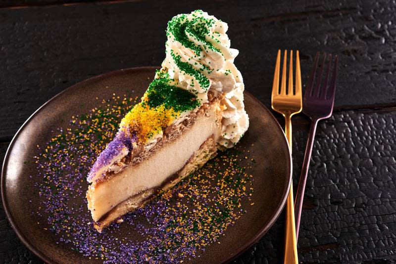 Copeland's King Cake Rum Bread Pudding