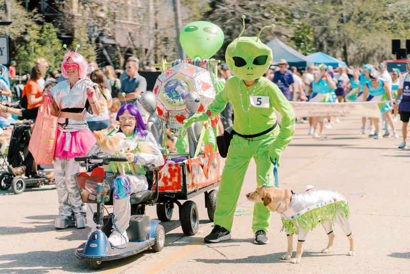 Krewe du Pooch paraders