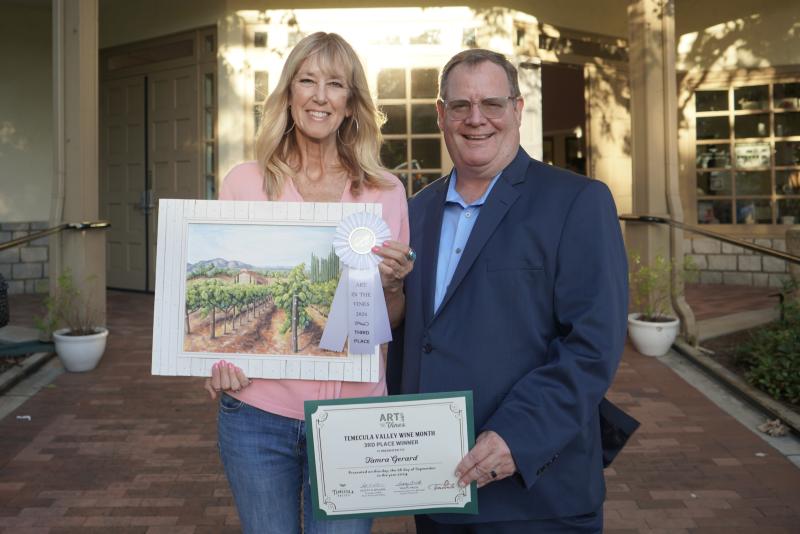 Art in the Vines Winner