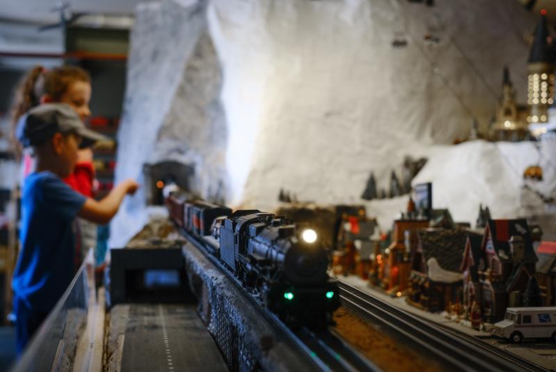 Train Museum Christmas Model - Granby, Colorado
