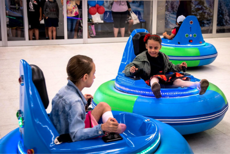 Bumper Cars on Ice - Discovery Green