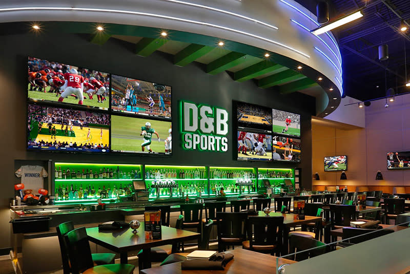 Dave & Buster's Sports room