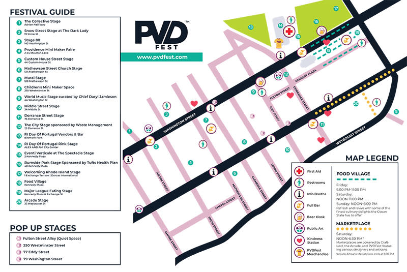 PVDFest Map