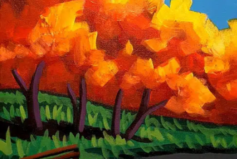 Tampa Sip and Paint &#8211; Autumn in the Park