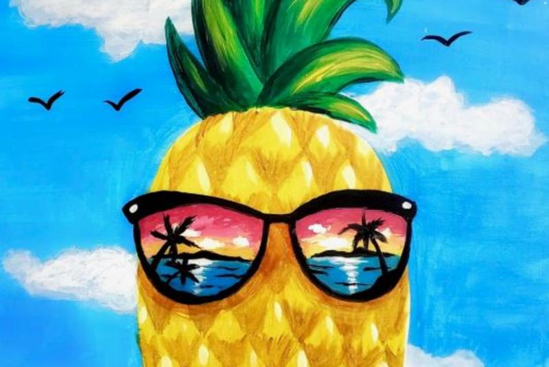 Tampa Paint Party – Beach Pineapple