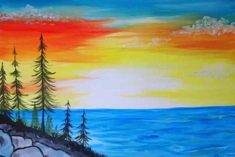 Apollo Beach Paint and Sip – Colorful Shore