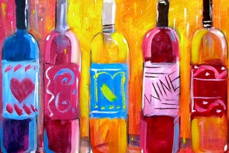 Paint and Sip at Aspirations Winery – Colors of Wine
