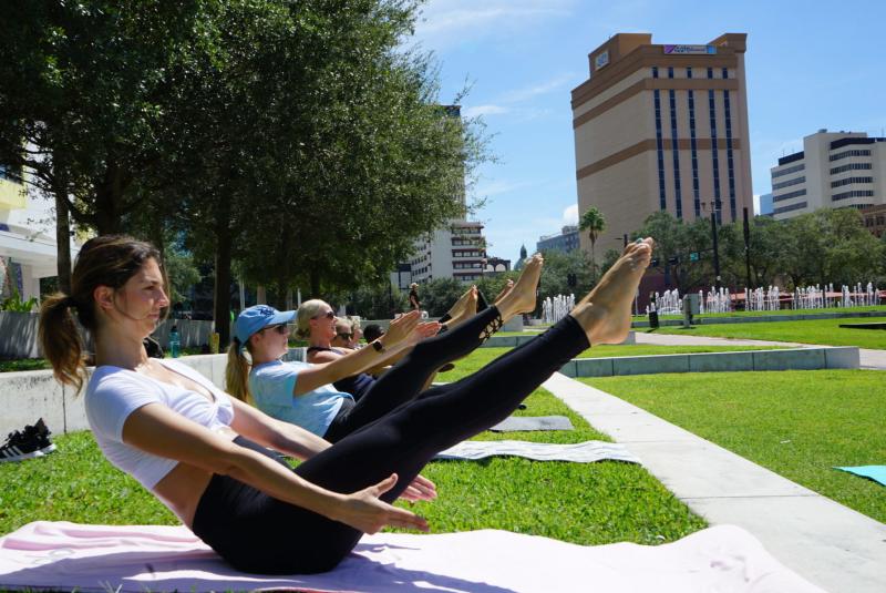 Pilates in the Park