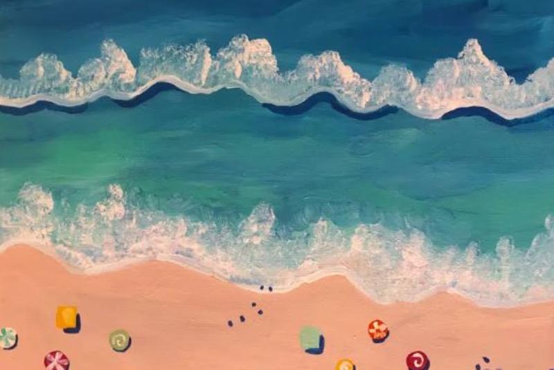 Tampa Canvas and Wine – Day at the Beach