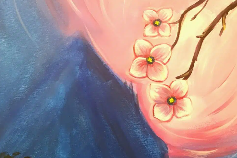 Tampa Paint Party – Mountain Flowers