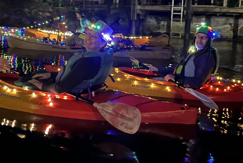 25th Annual Hillsborough River Holiday Boat Parade - The Parade for Paddlers!