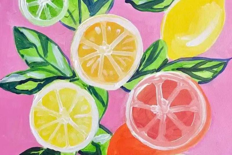 Tampa Sip and Paint – Happy Citrus