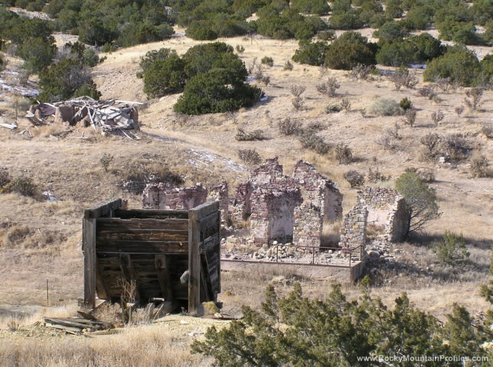 Golden Ghost town on highway 14 in New Mexico