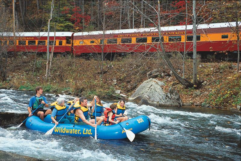 Polar Express Train Ride - Rafting in the Smokies