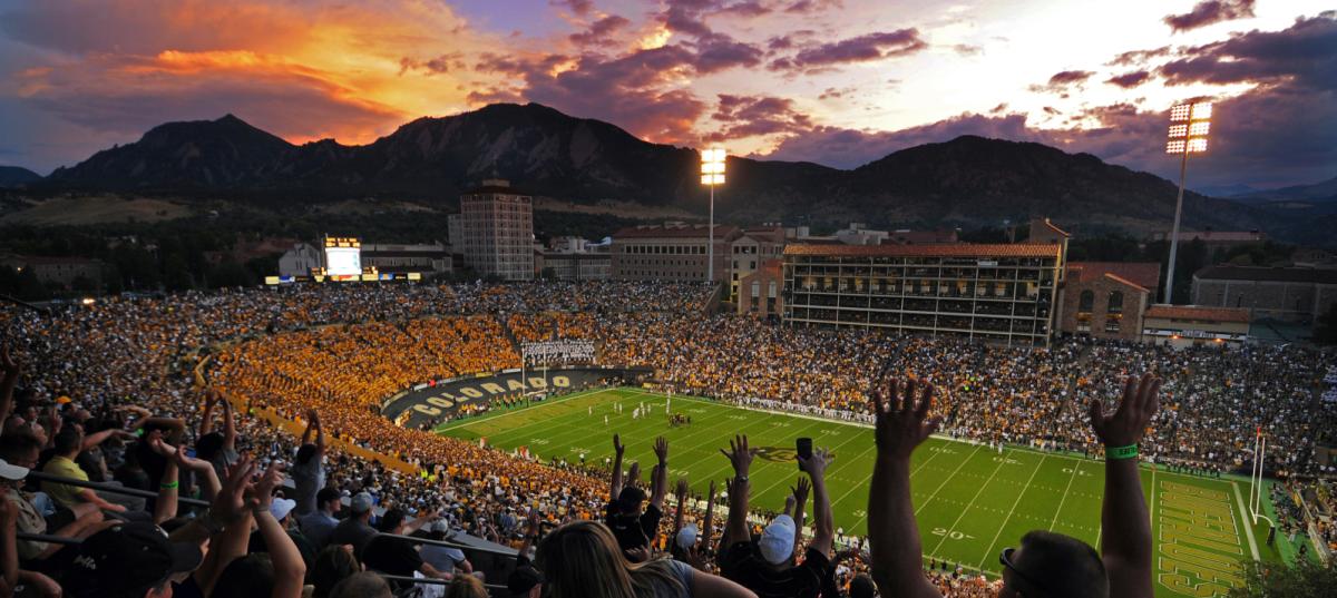 CU Folsom Field Football Game