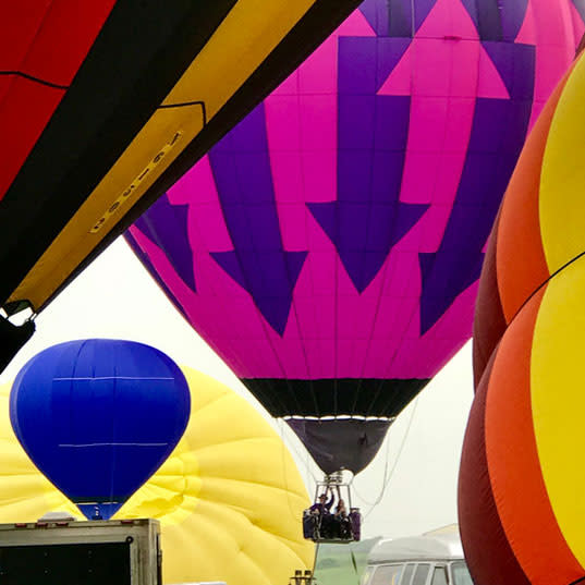 Hot air balloons