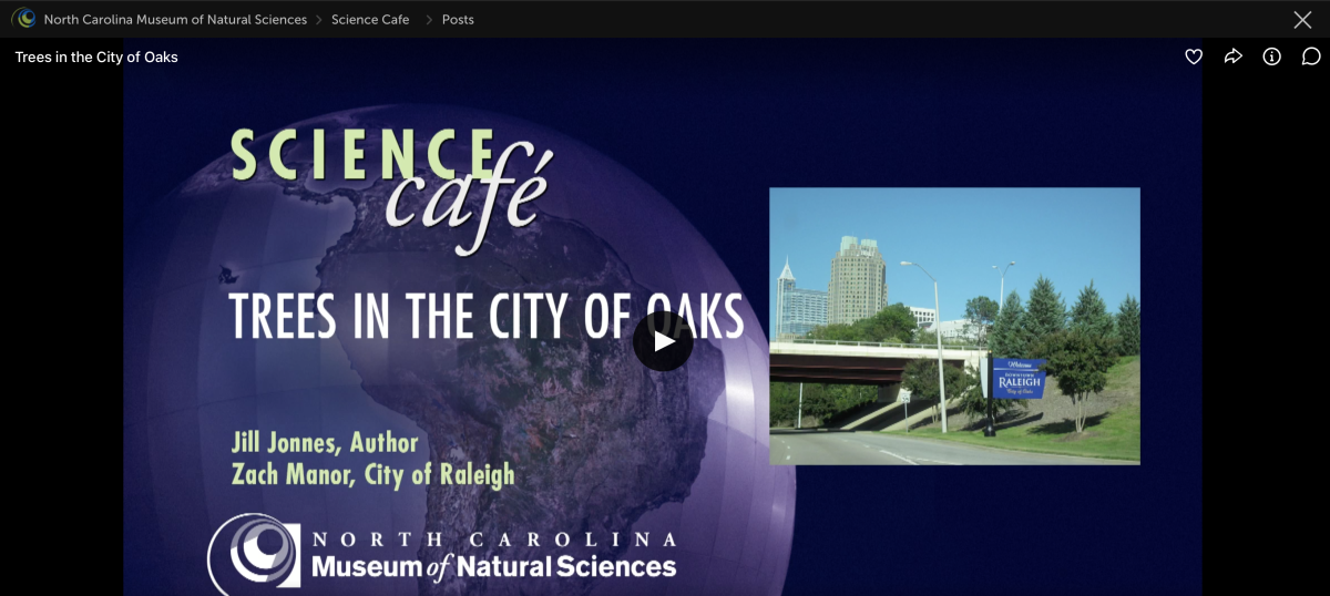 Science Cafe NCMNS