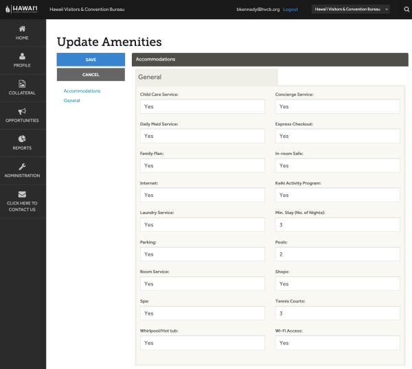 Accommodation Amenities