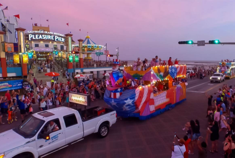 Desfile del 4 de Julio en Galveston