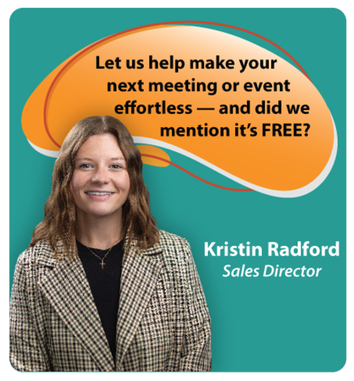 Contact Kristin Radford, Sales Director for The Johnston County Visitors Bureau