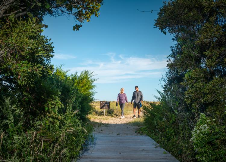 Basin Trail at Fort Fisher Recreation Area