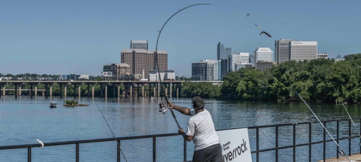Fishing at the James River