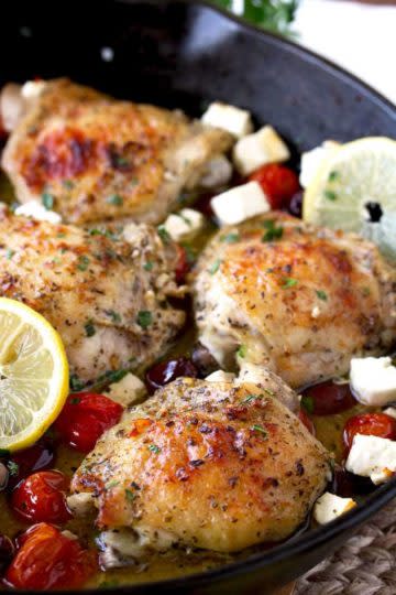 Greek-Lemon-Oven-Roasted-Chicken-Thighs