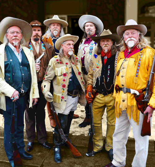7 re-enactors for Buffalo Bill Days