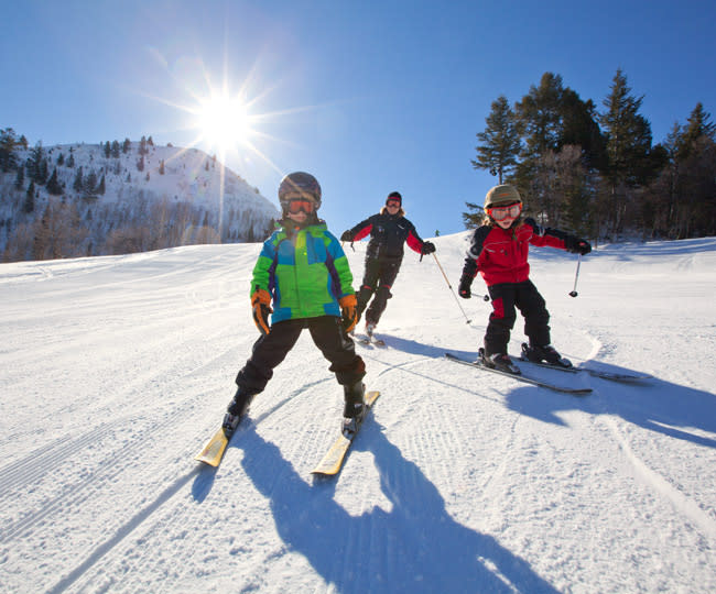Kids Skiing at Sundance Mountain Resort