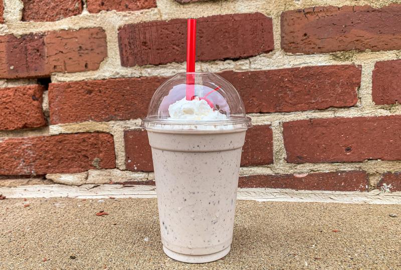 Moose tracks milkshake from Bub's Burgers