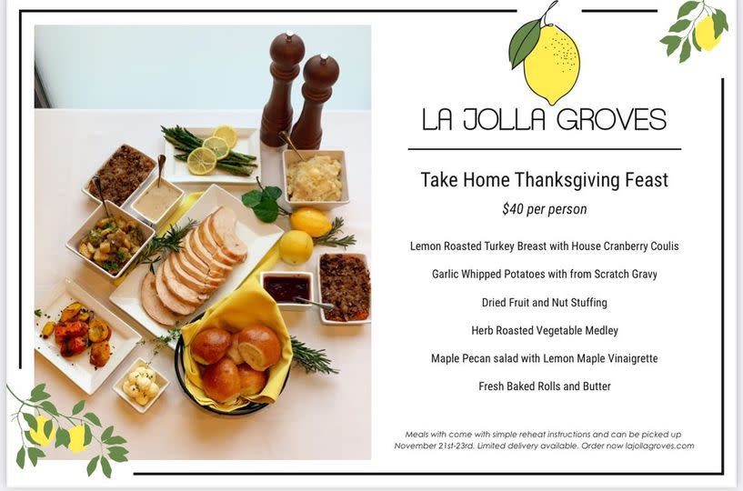 A Thanksgiving meal