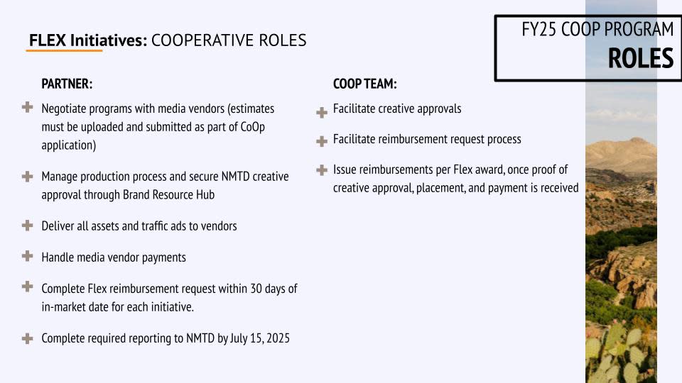 FY25 CoOp Flex Initiative Roles