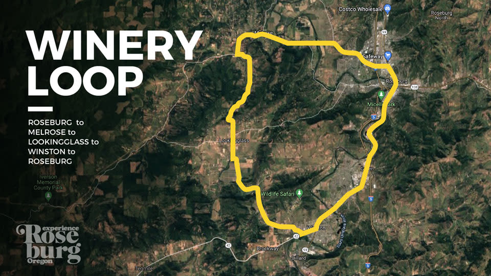 Touring Map - Winery Loop