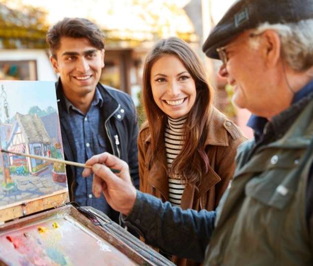 Paintings And Pinots Art Wine In Carmel By The Sea