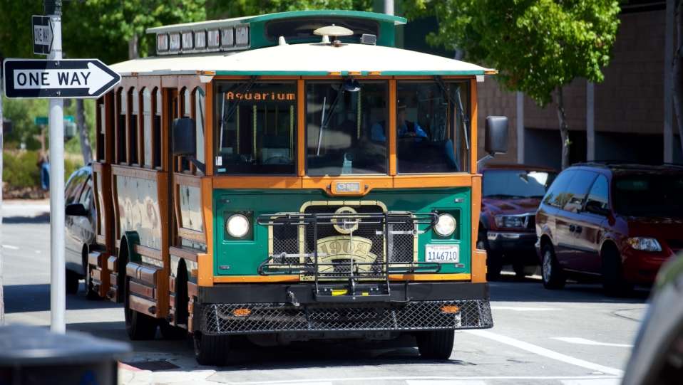 Use the FREE Monterey Trolley to get around Downtown Monterey