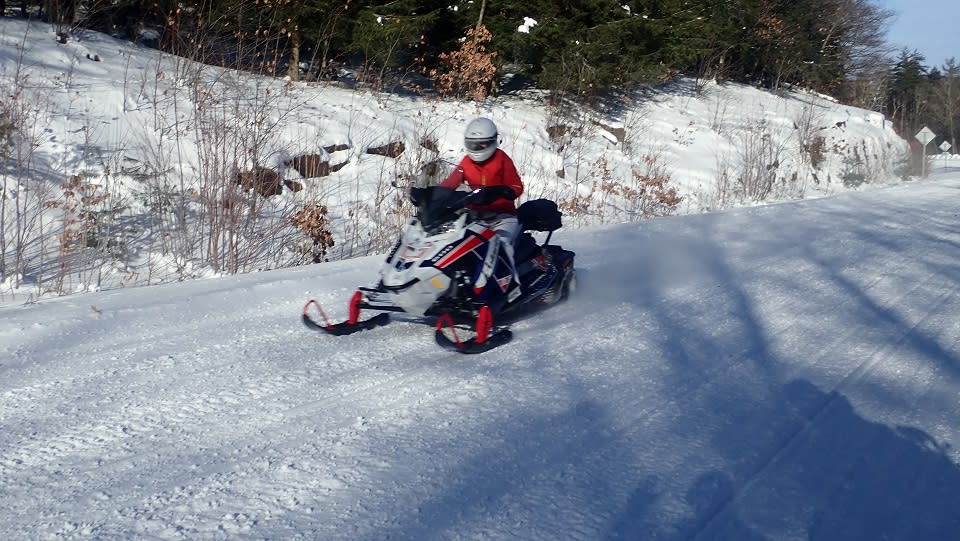 Snowmobiling