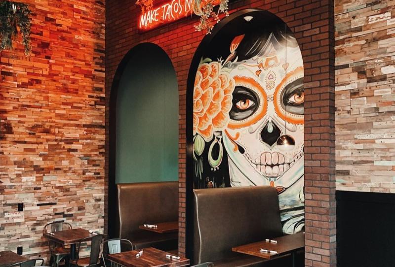 Interior of La Una Cantina