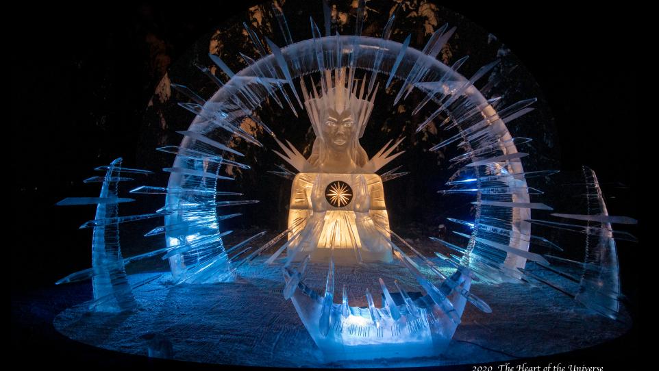 Ice Sculpture Viewing Fairbanks, Alaska