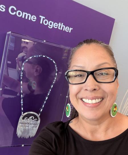 Selfie of Stacy S. Coon, Kahnekano·lú Culture Center Director.