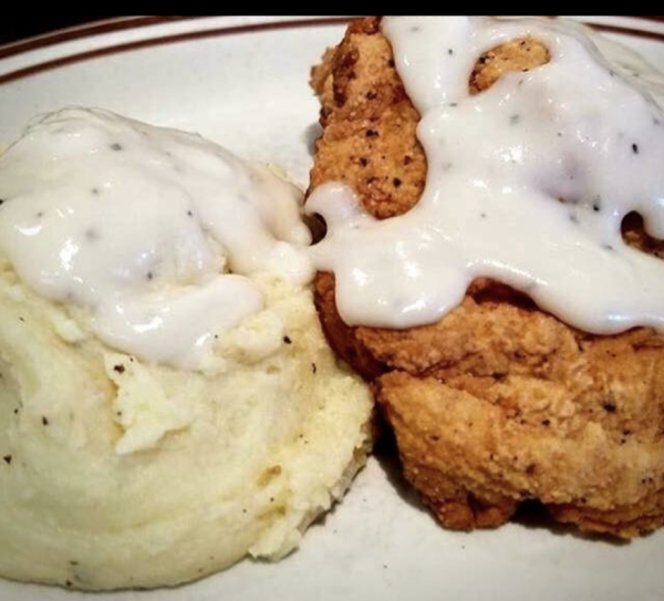 chicken fried steak at Po' Melvin's