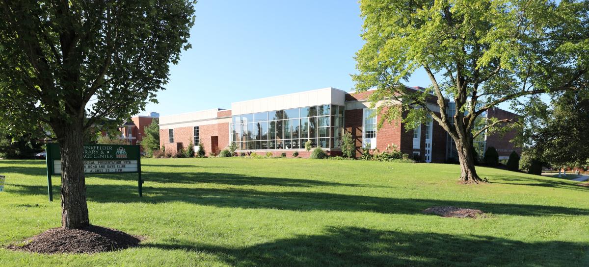 Exterior of the Schwenkfelder Library & Visitor Center