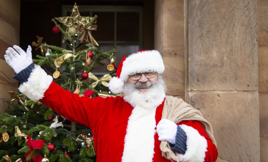 Meet Father Christmas at Newark Park (Image: Annapurna Mellor)
