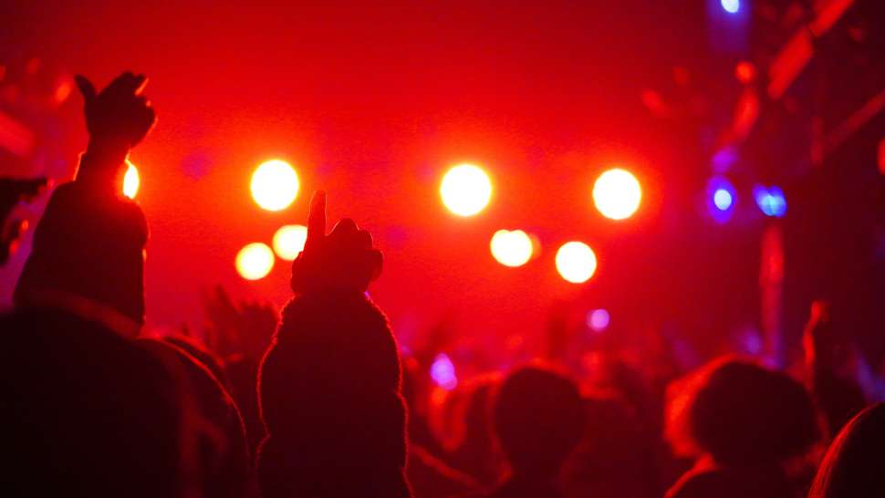 People enjoying live music at nightclub in Oakland California